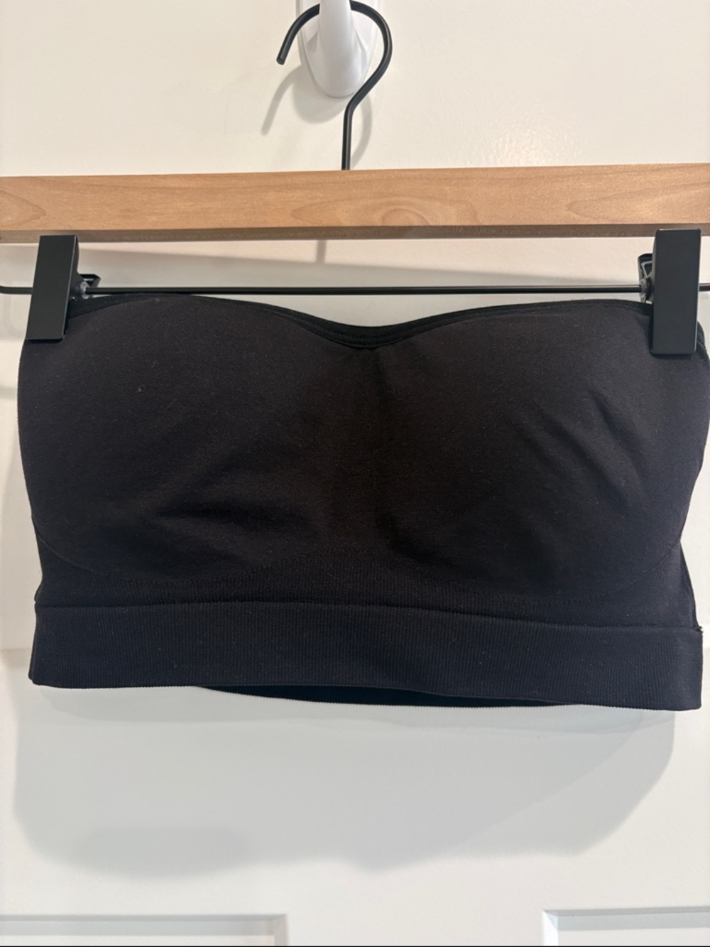 Auden Black Seamless Strapless Bandeau Bra